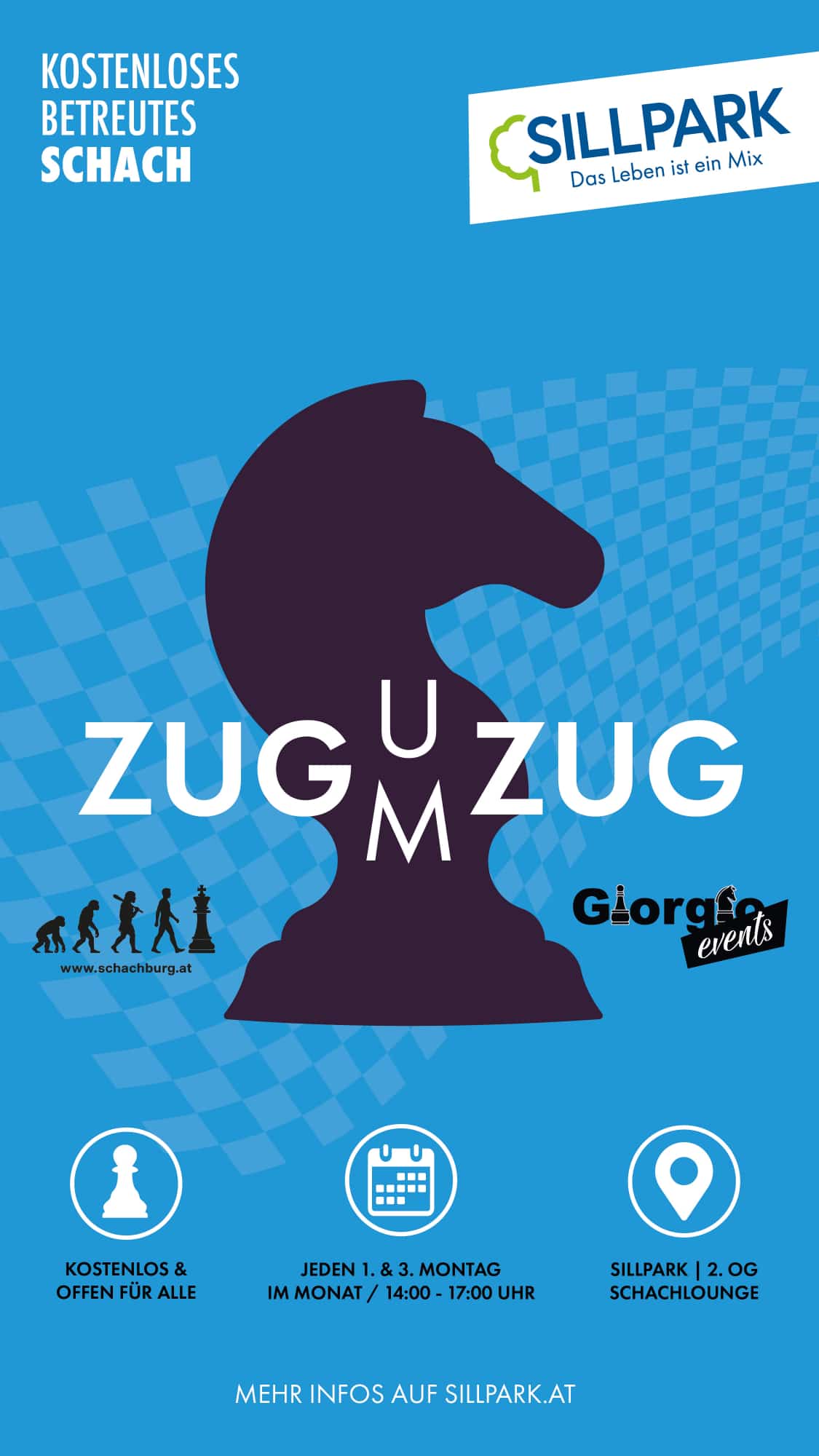 Zug um Zug – Kostenloses Betreutes Schach im Sillpark Innsbruck